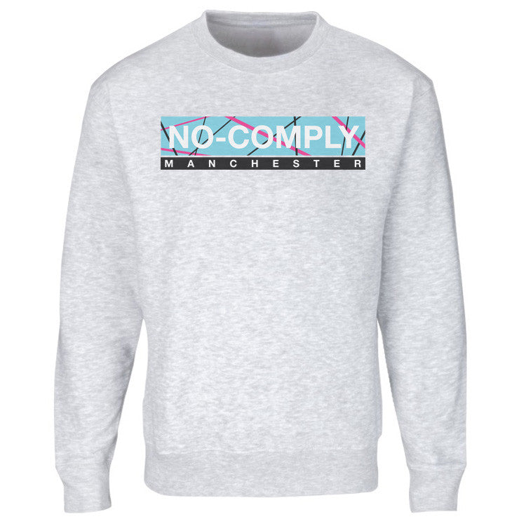 Original Blue Logo Sweatshirt - No Comply Clothing Manchester