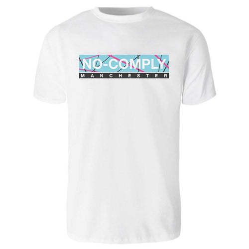 Classic Blue logo Tee - No Comply Clothing Manchester