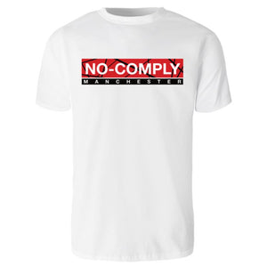 Classic Red Logo Tee - No Comply Clothing Manchester